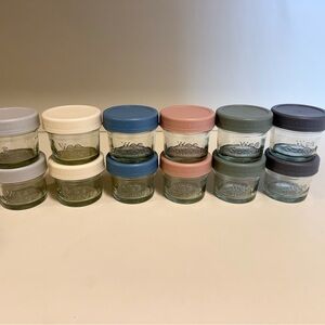 Weesprout Glass Food Storage Jars with Lids